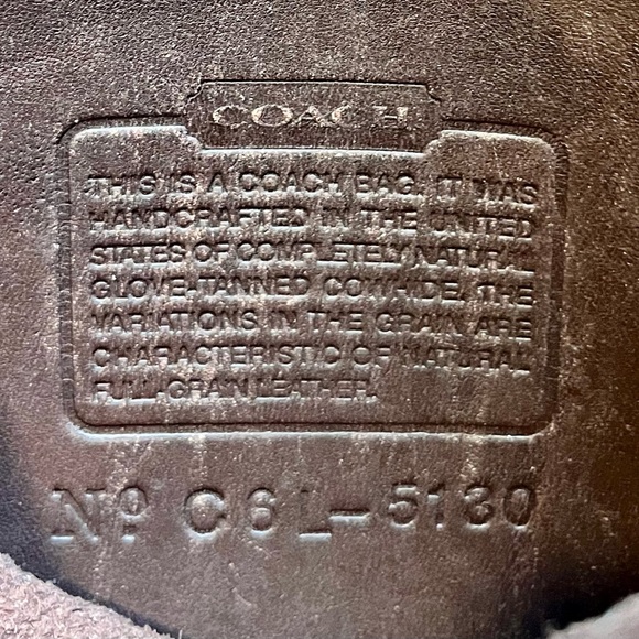 Coach Vintage Mahogany Station Bag# 5130 - Picture 3 of 11